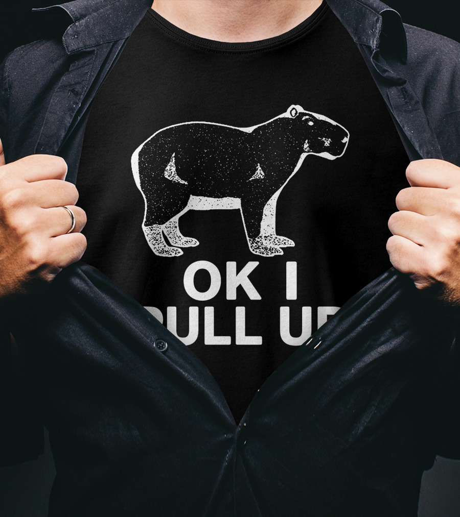 Capybaraman Ok I Pull Up T-Shirt