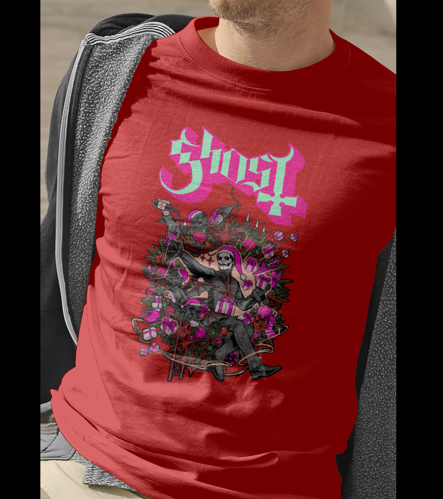 Ghost Holiday Skeleton Festivus T-Shirt