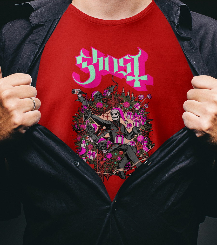 Ghost Holiday Skeleton Festivus T-Shirt