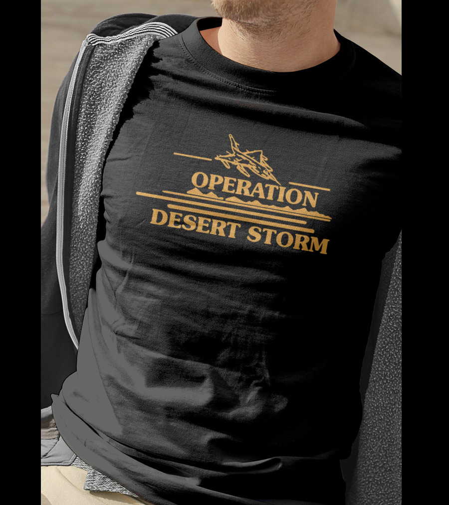 Brandy Operation Desert Storm Fighter Jet T-Shirt