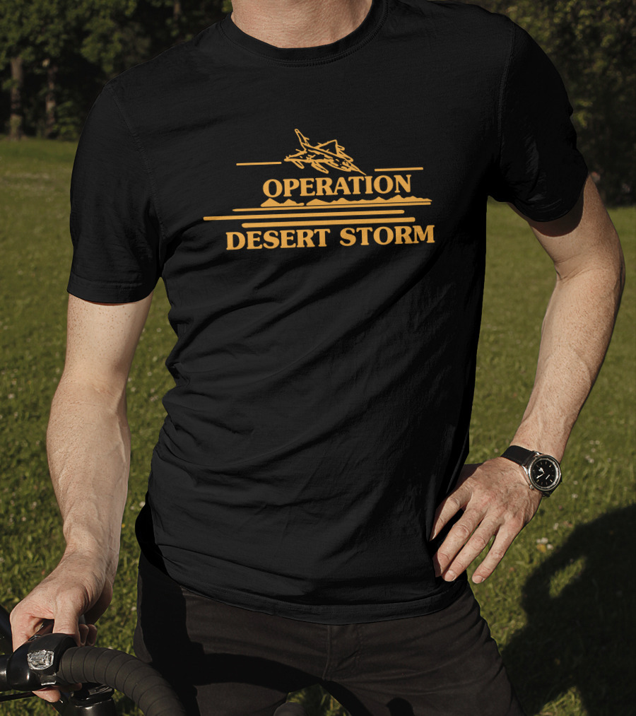 Brandy Operation Desert Storm Fighter Jet T-Shirt
