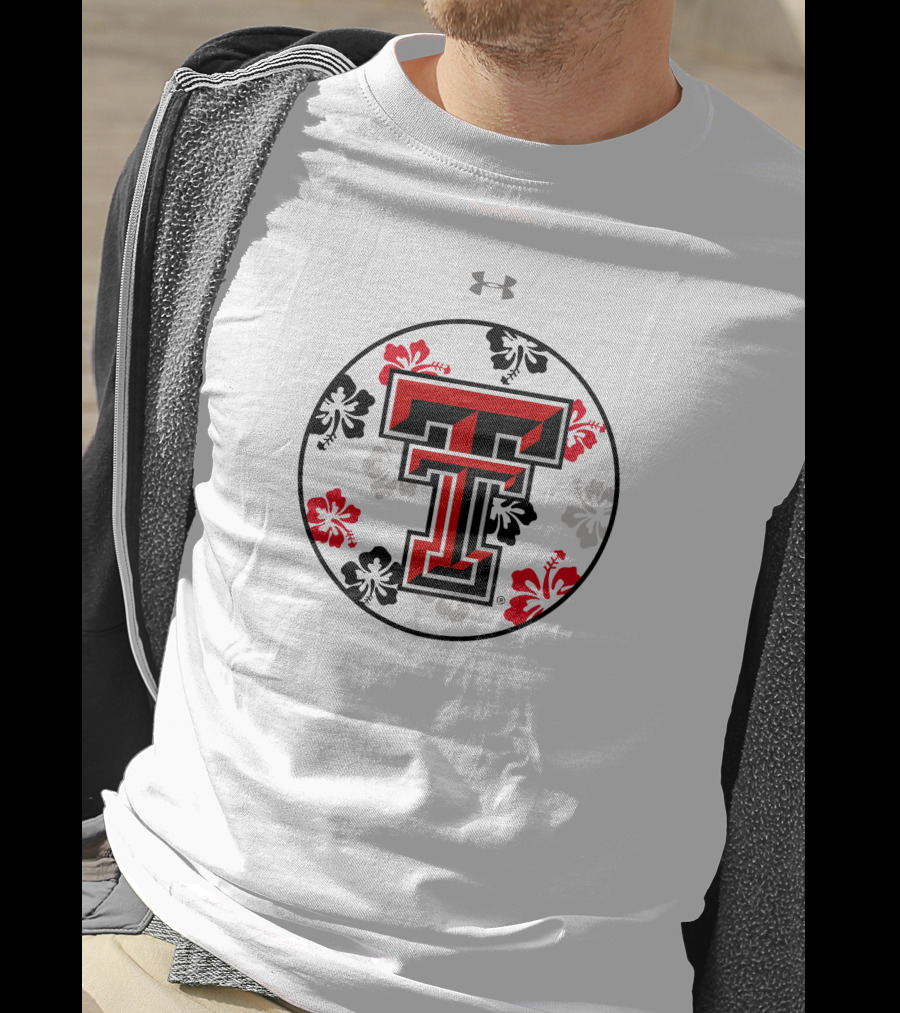 Texas Tech Basketball Hibiscus Maui Under Armour T-Shirt