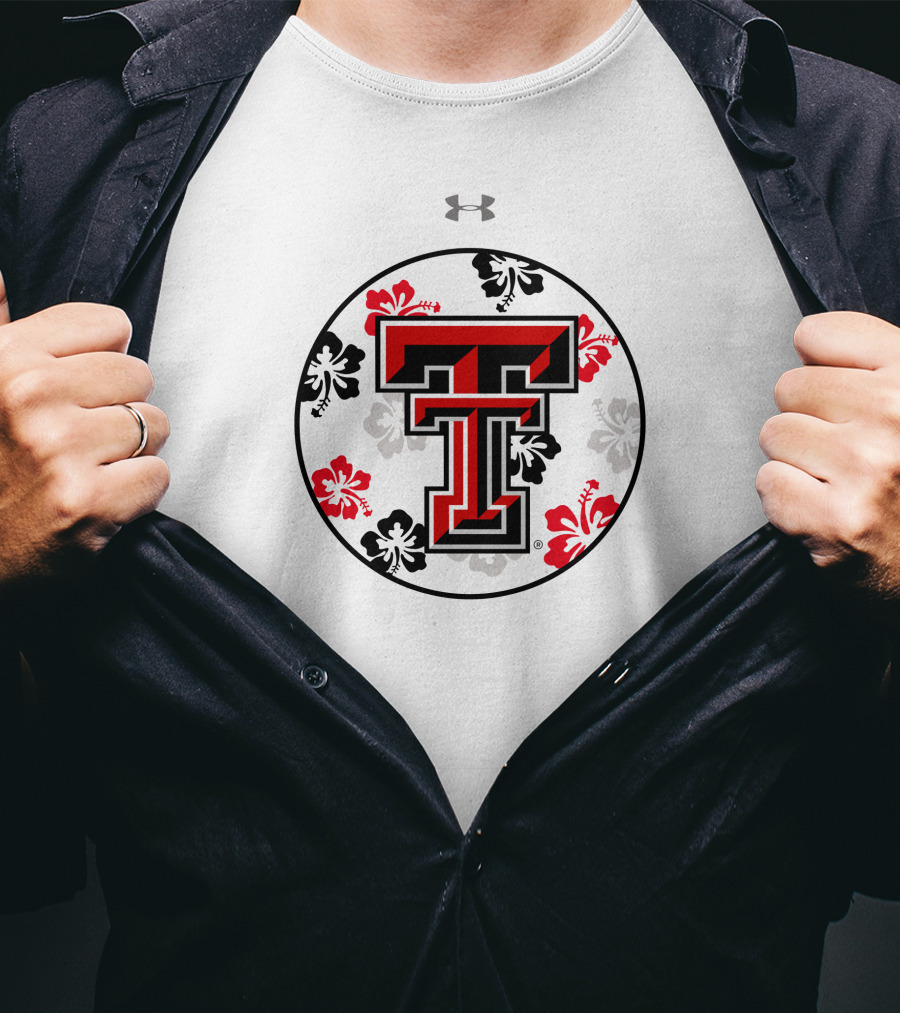 Texas Tech Basketball Hibiscus Maui Under Armour T-Shirt