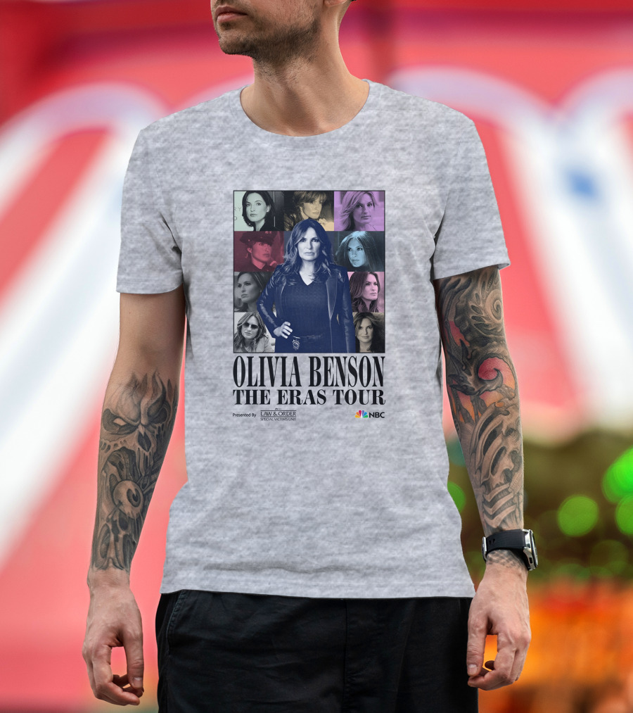 Olivia Benson The Eras Tour Law and Order Special Victims Unit NBC T-Shirt