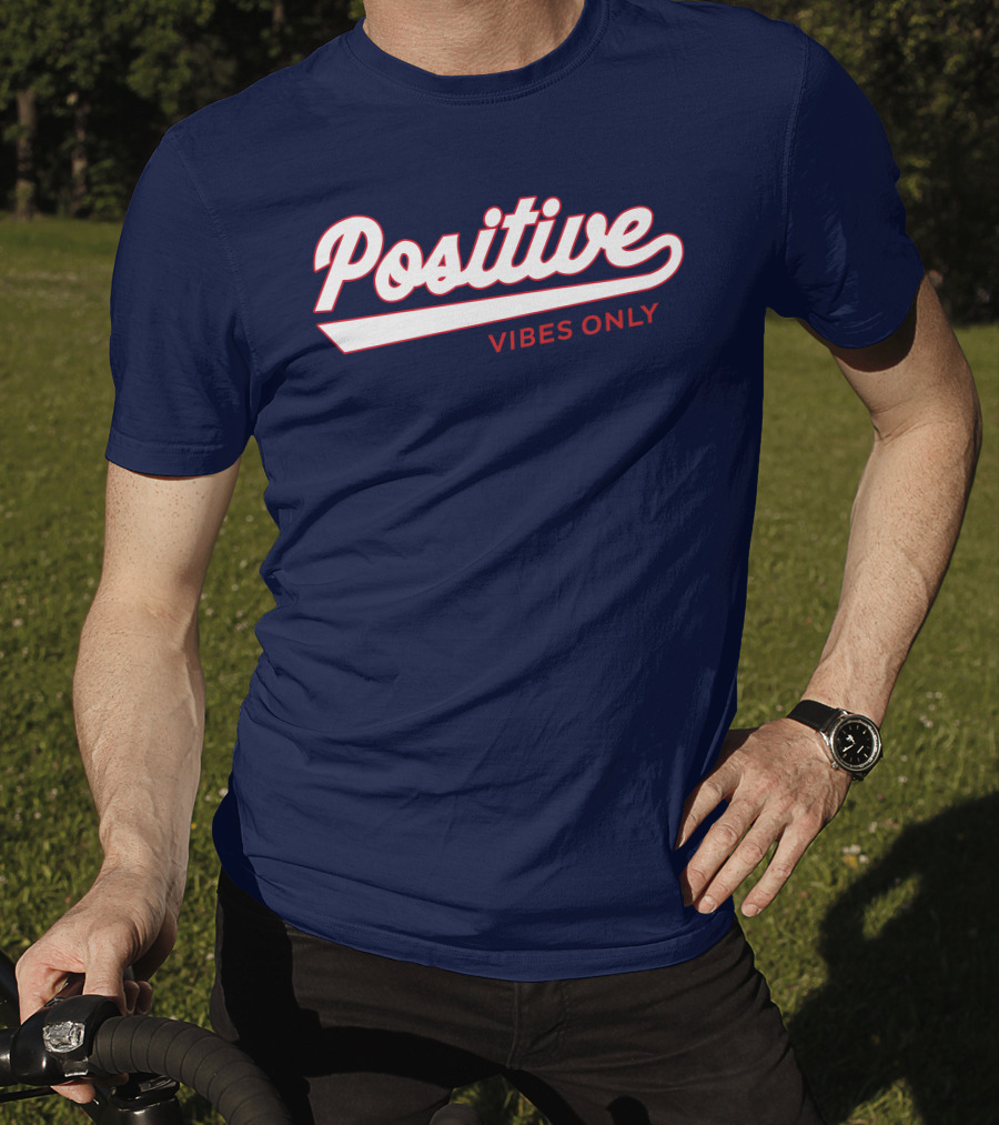 Positive Vibes Only Football T-Shirt