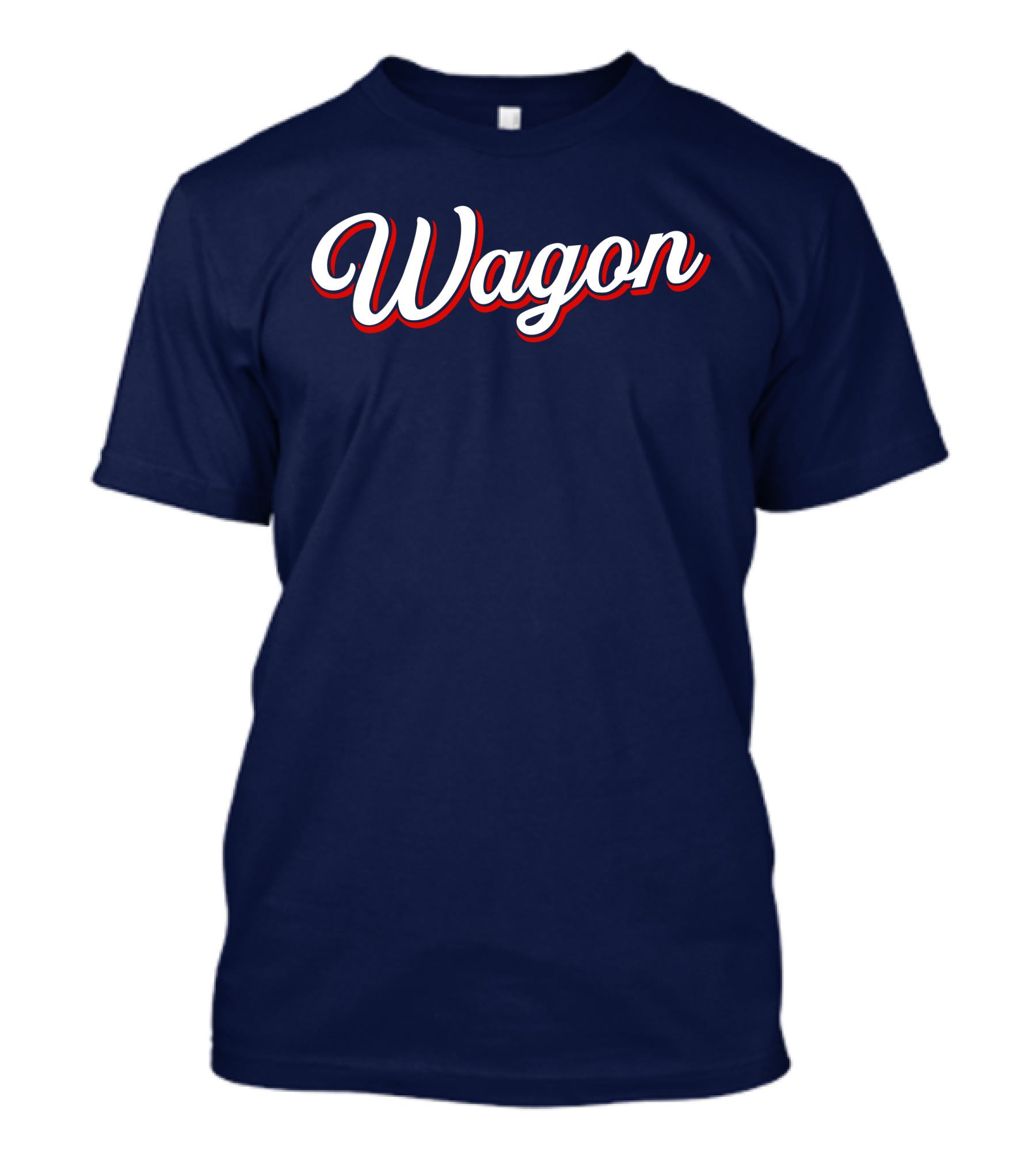 Wagon NJ Style Vintage Script T-Shirt
