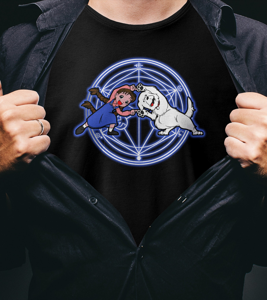 Nina Tucker Fusion Circle Fullmetal Alchemist Crossover T-Shirt