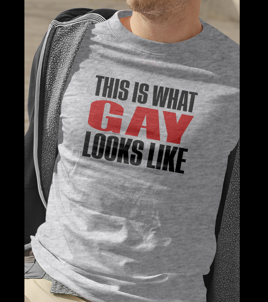 This Is What Gay Looks Like Bold Red T-Shirt