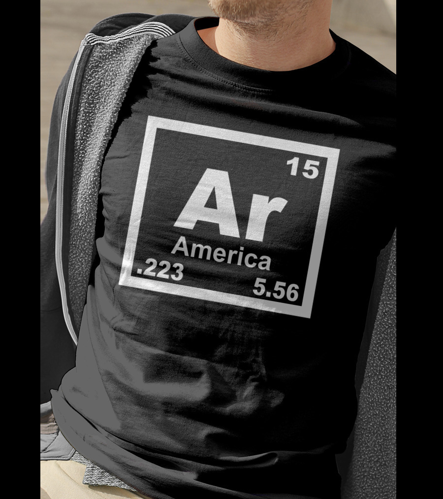 15 Ar America .223 5.56 Elements T-Shirt