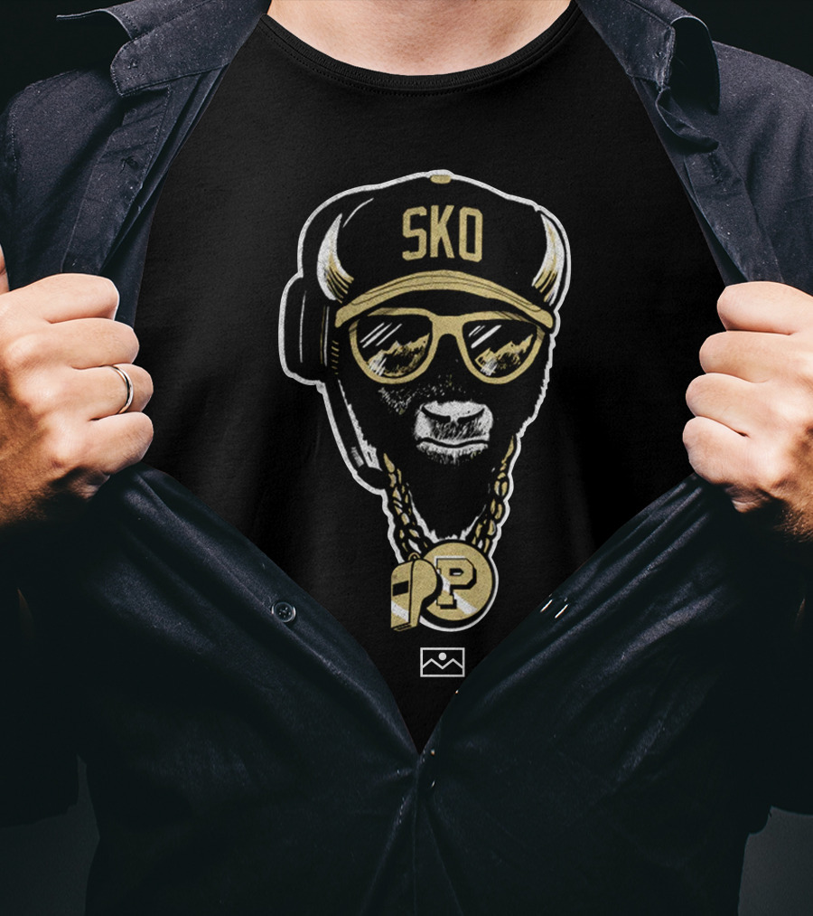 SKO Time P Mascot Rapper Style Bear With Shades And Cap T-Shirt