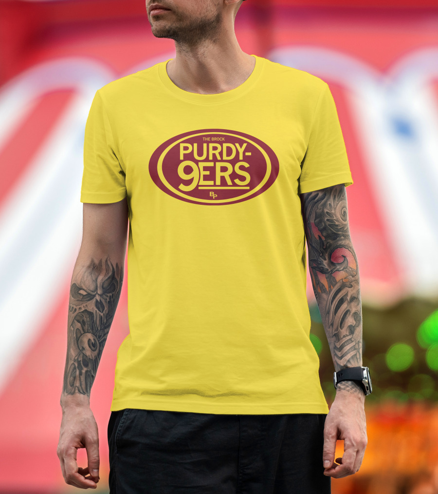 The Brock Purdy-9Ers BP Logo Oval T-Shirt