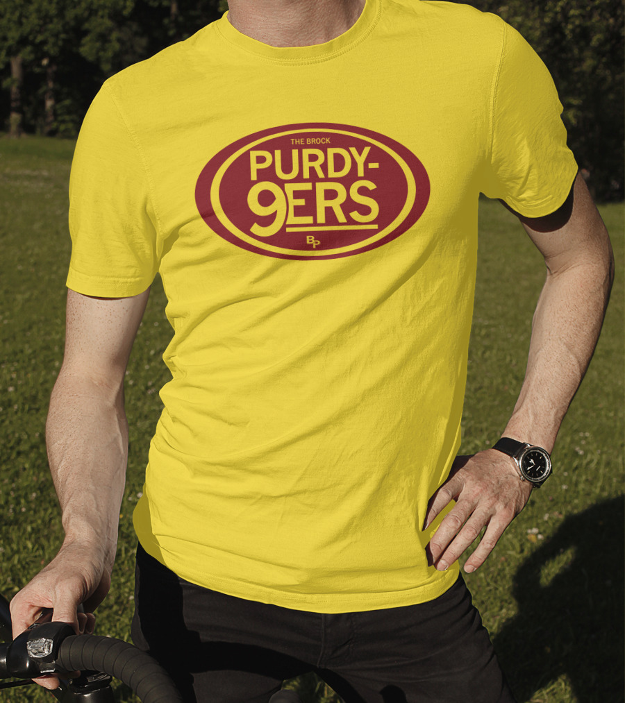 The Brock Purdy-9Ers BP Logo Oval T-Shirt