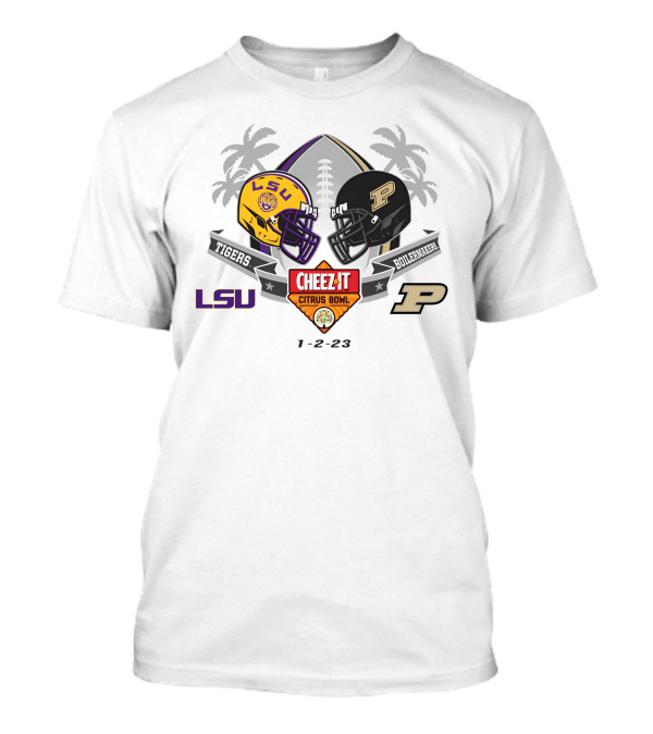 LSU Tigers Vs Purdue Boilermakers Cheez It Citrus Bowl 1-2-23 T-Shirt