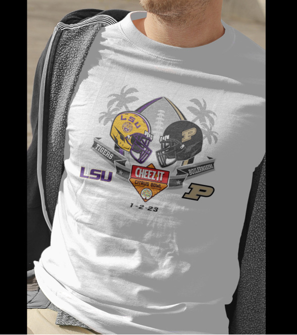 LSU Tigers Vs Purdue Boilermakers Cheez It Citrus Bowl 1-2-23 T-Shirt