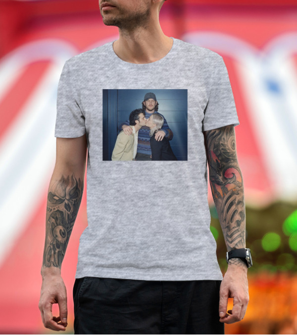 Premium T-Shirt: The 1975 Matty Healy Phoebe Bridgers and Boygenius Knox Mix T-Shirt The 1975 Matty Healy Phoebe Bridgers and Boygenius Knox Mix T-Shirt