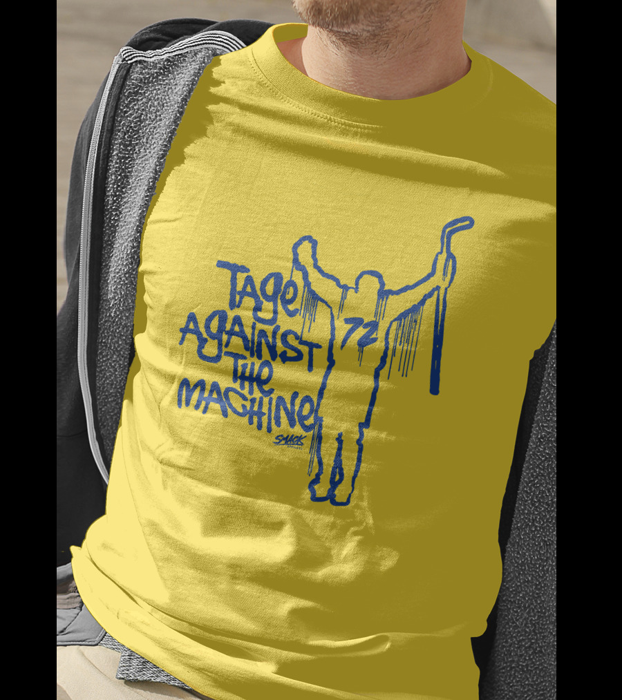 Tage Against The Machine 72 Hockey Silhouette Smack T-Shirt