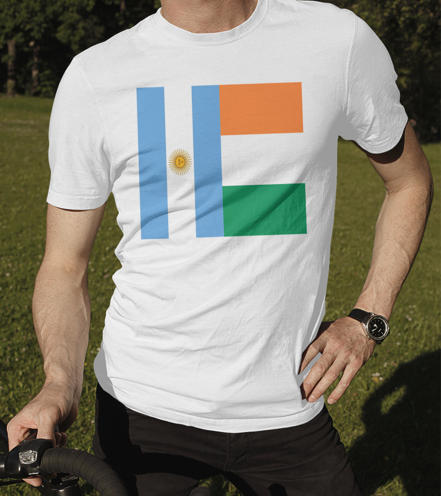 Argentina Flag Ireland Flag T-Shirt