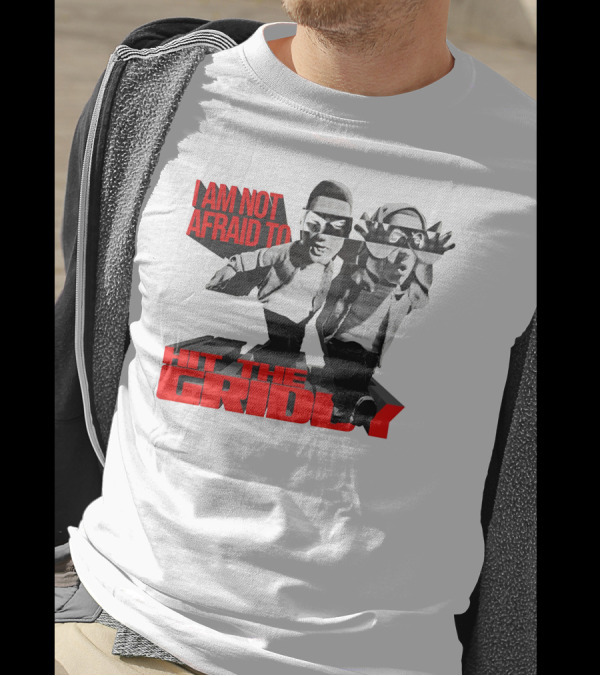 I Am Not Afraid To Hit The Griddy With Retro Dance Figures T-Shirt