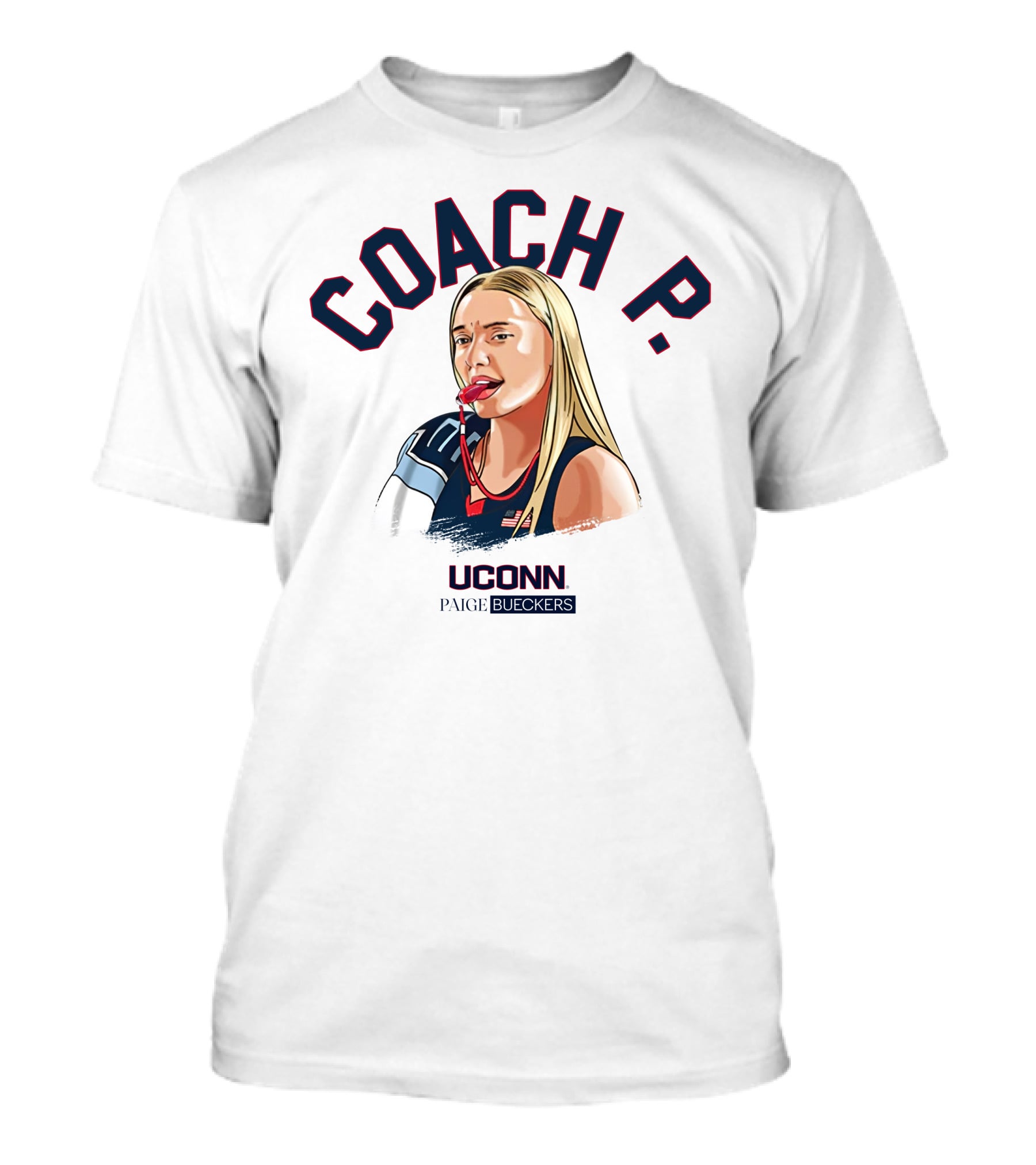 Coach P Paige Bueckers UConn T-Shirt