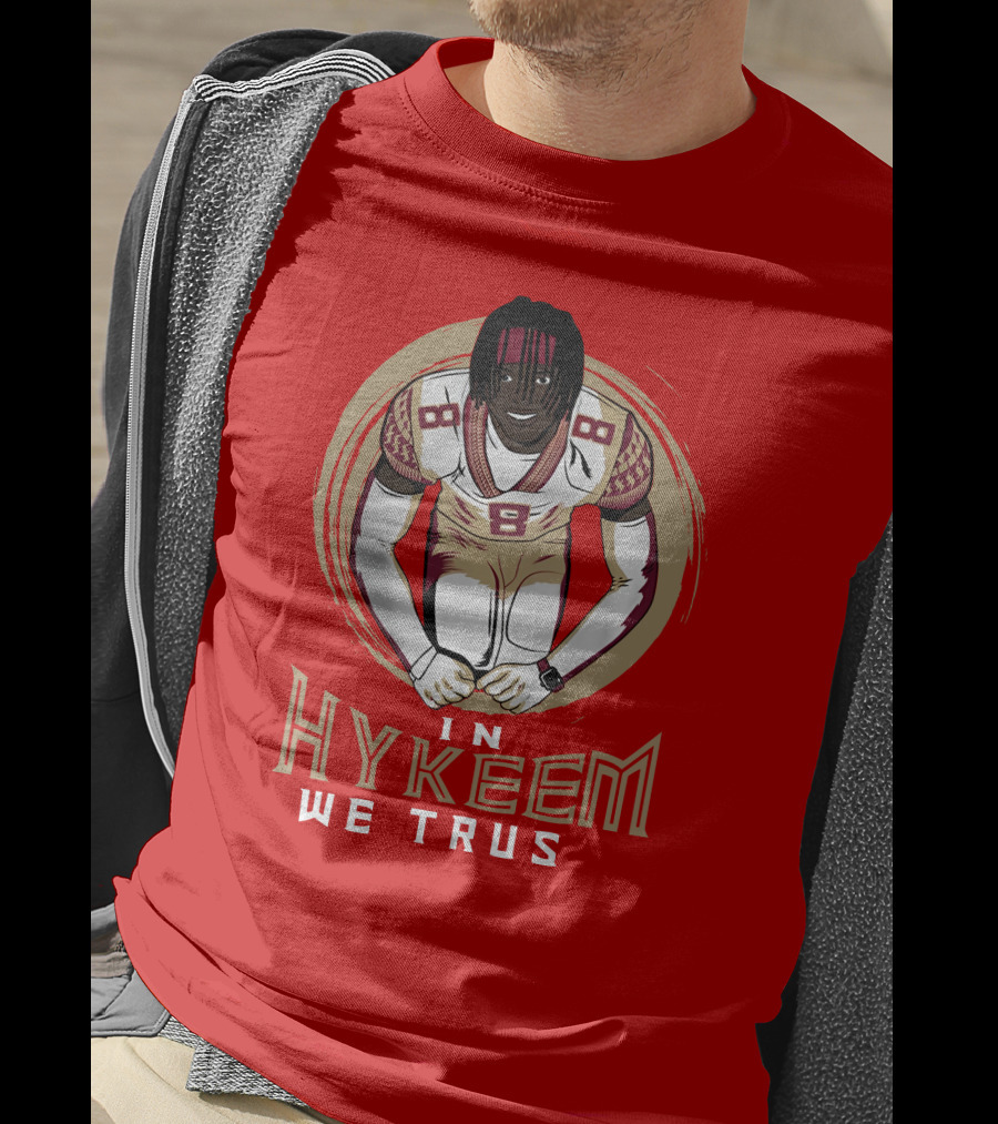 Hykeem Football Embrace Number 8 In Hykeem We Trust T-Shirt