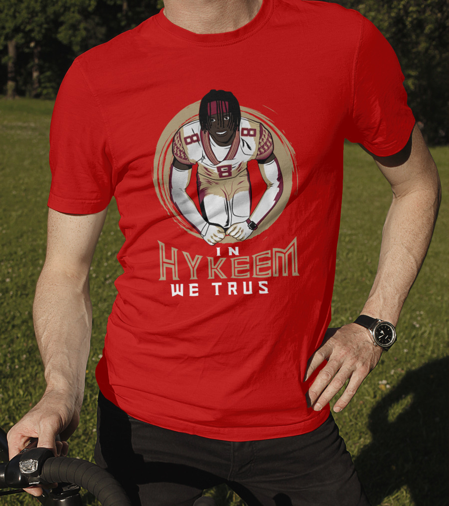 Hykeem Football Embrace Number 8 In Hykeem We Trust T-Shirt