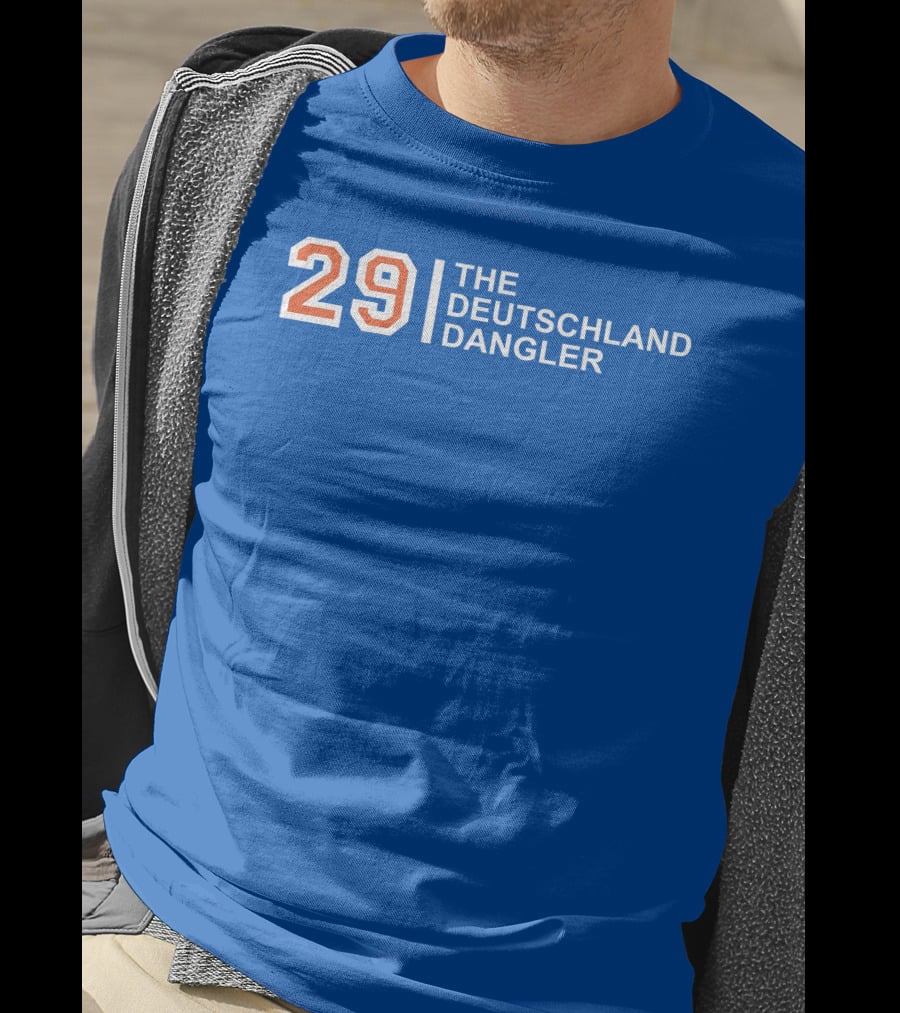 29 The Deutschland Dangler Hockey Sports Jersey T-Shirt