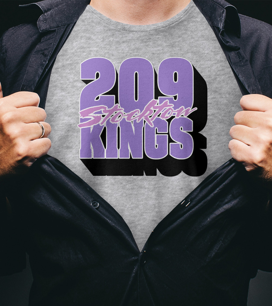 209 Stockton Kings Basketball Team T-Shirt