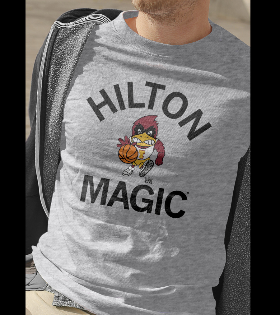 Hilton Magic Basketball Vintage Cyclone 1974 T-Shirt
