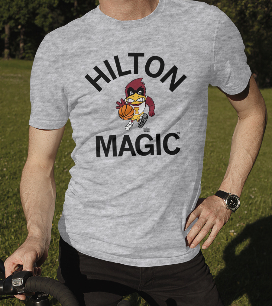 Hilton Magic Basketball Vintage Cyclone 1974 T-Shirt
