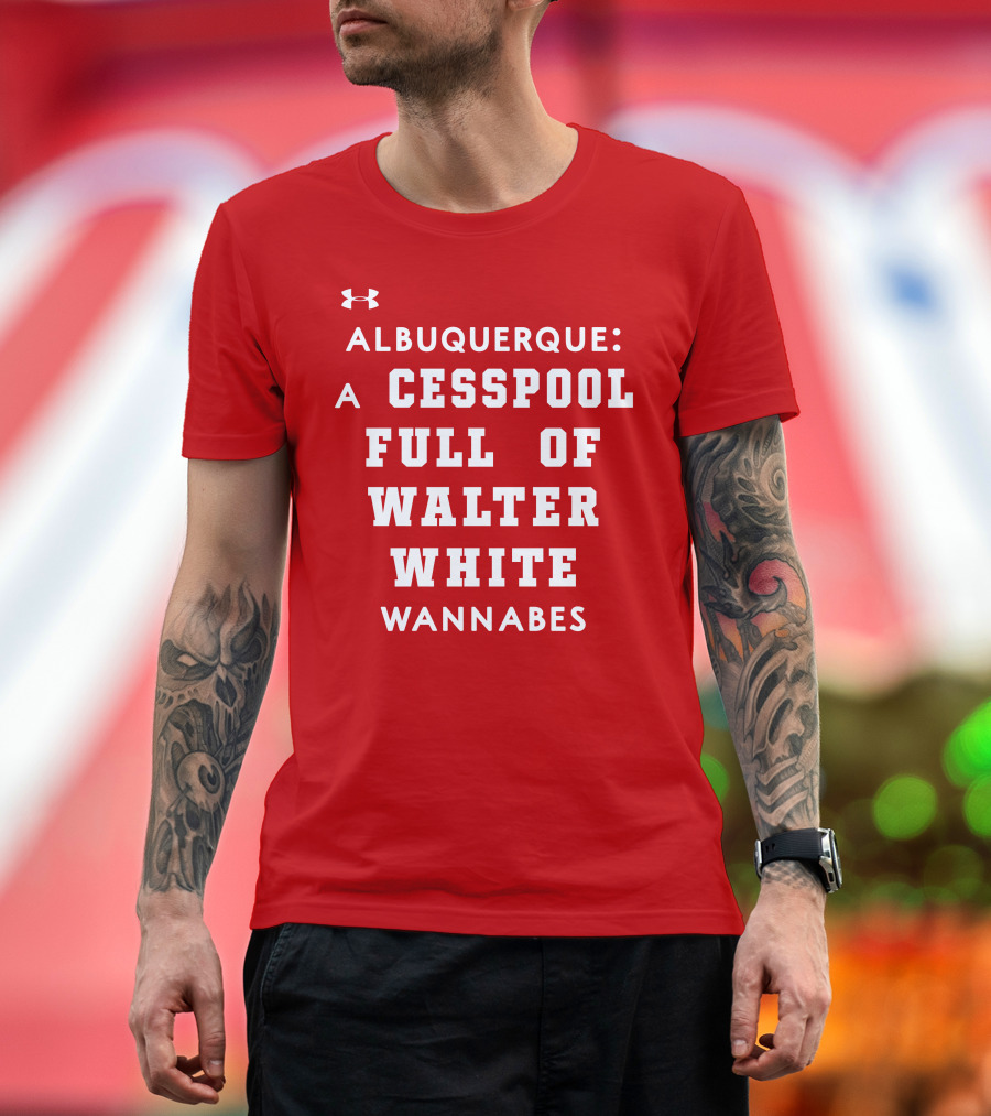 Albuquerque Walter White Cesspool Wannabes T-Shirt