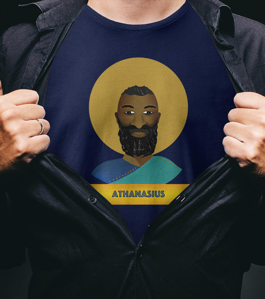 Athanasius Portrait Icon With Heritage Significance T-Shirt