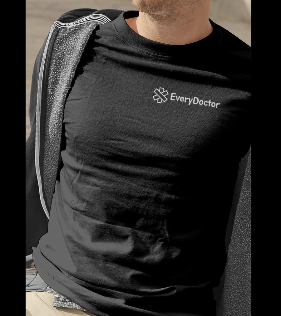 EveryDoctor White Star Of Life Symbol T-Shirt