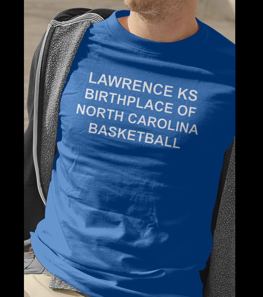 Lawrence KS Origins Of North Carolina Basketball Legacy T-Shirt