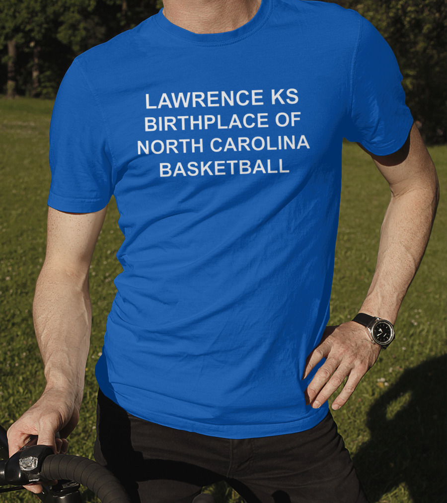 Lawrence KS Origins Of North Carolina Basketball Legacy T-Shirt
