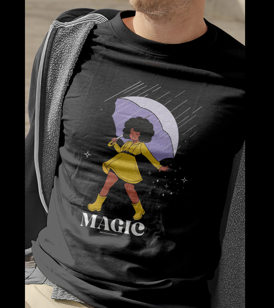MAGIC TheFairyArtMother Rain Dance In Yellow Dress T-Shirt
