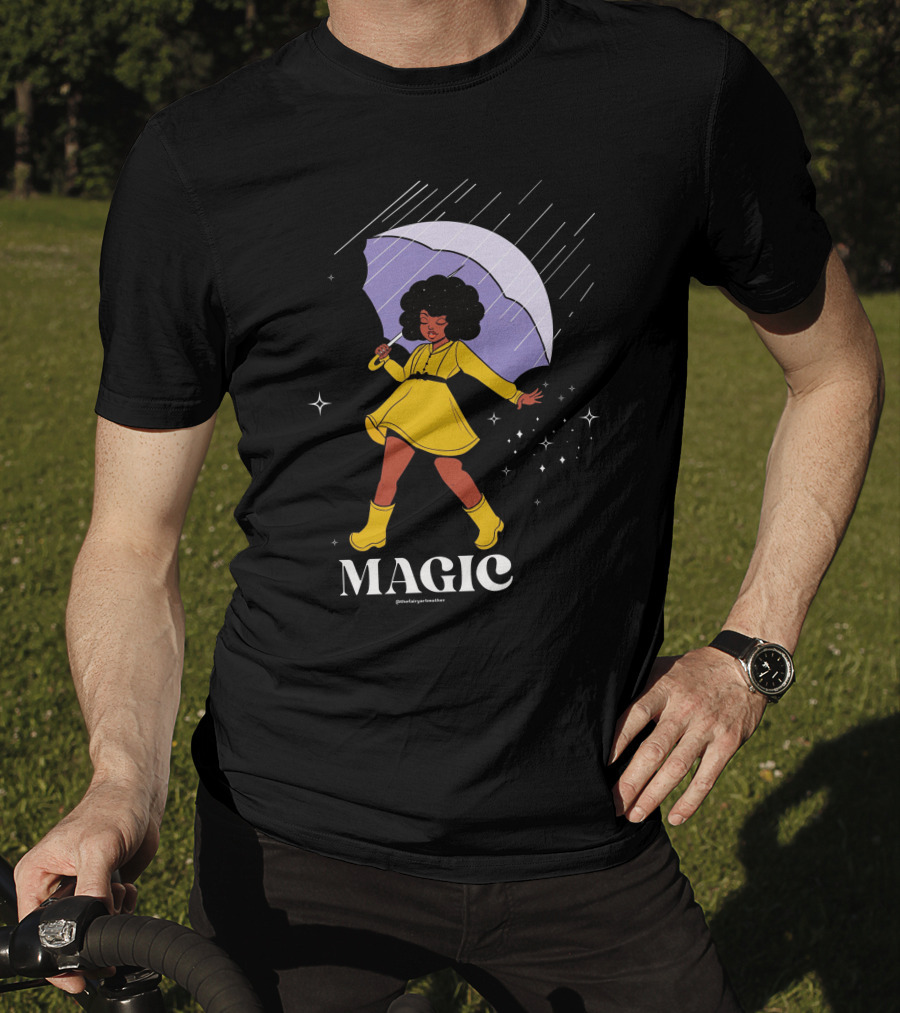 MAGIC TheFairyArtMother Rain Dance In Yellow Dress T-Shirt
