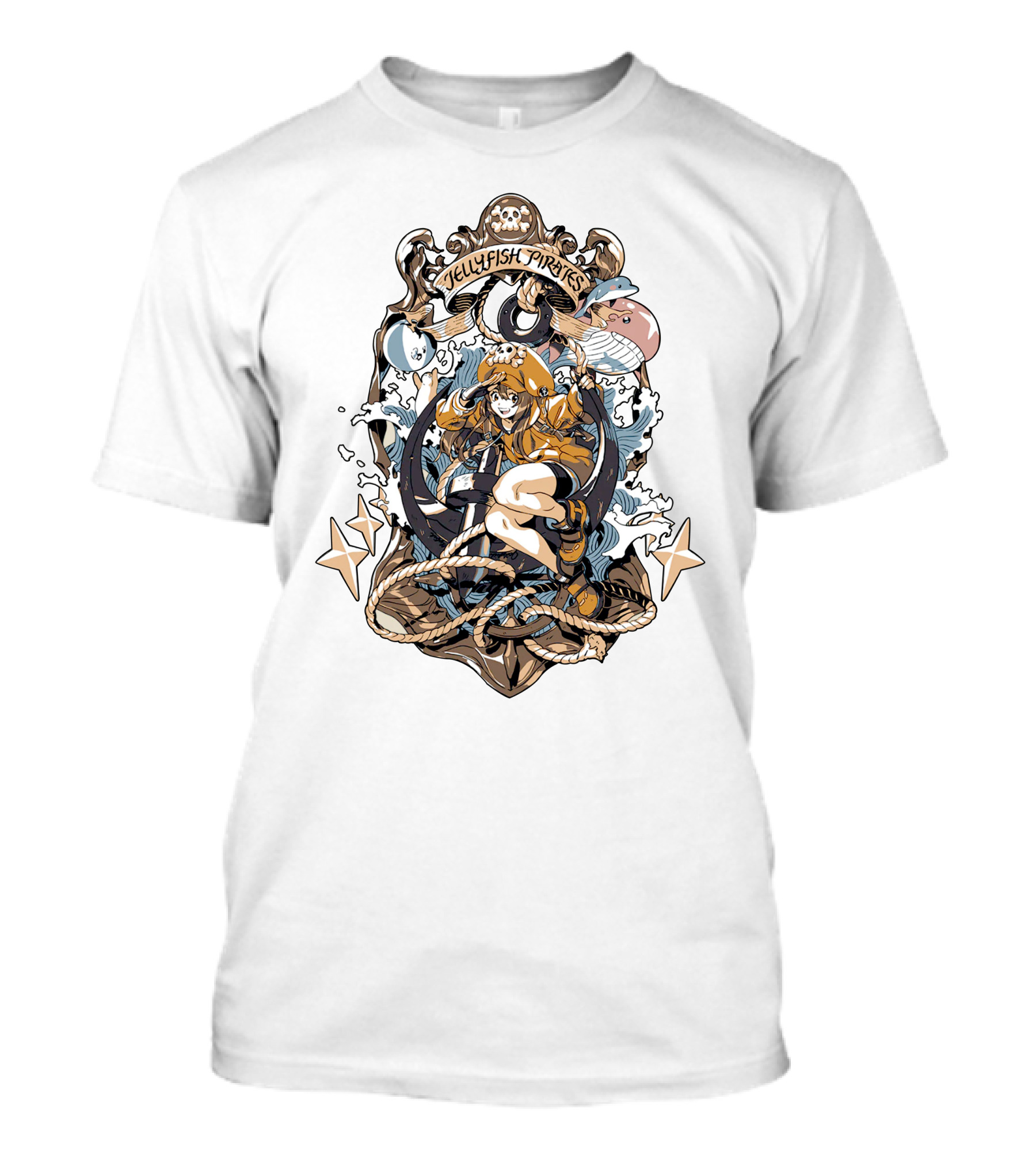 Jellyfish Pirates May Strive Guilty Gear Victory T-Shirt