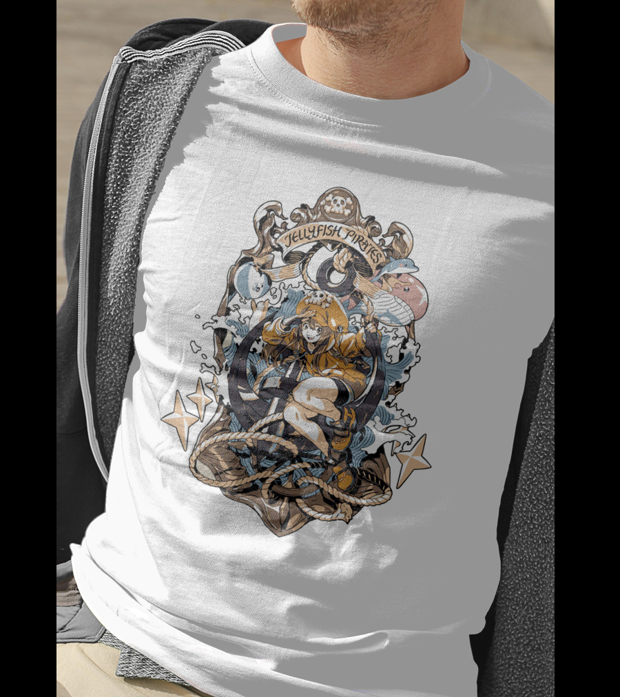 Jellyfish Pirates May Strive Guilty Gear Victory T-Shirt