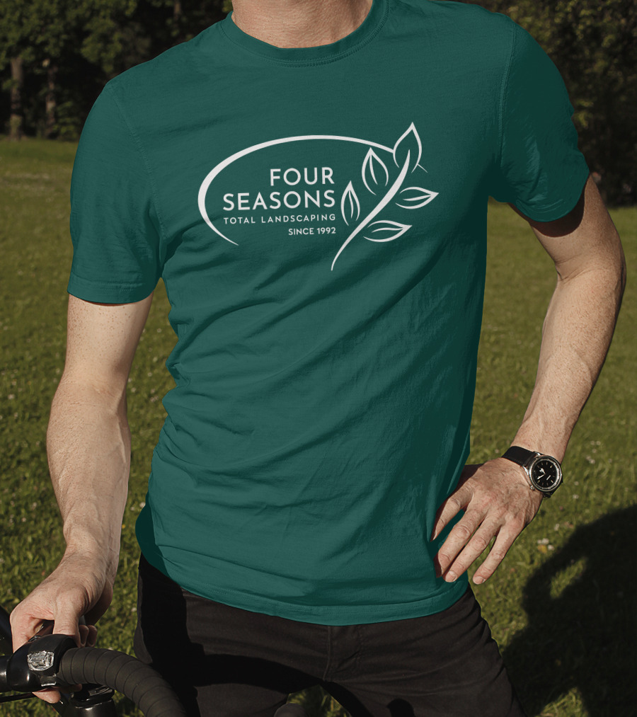 Four Seasons Total Landscaping Since 1992 Leaf T-Shirt