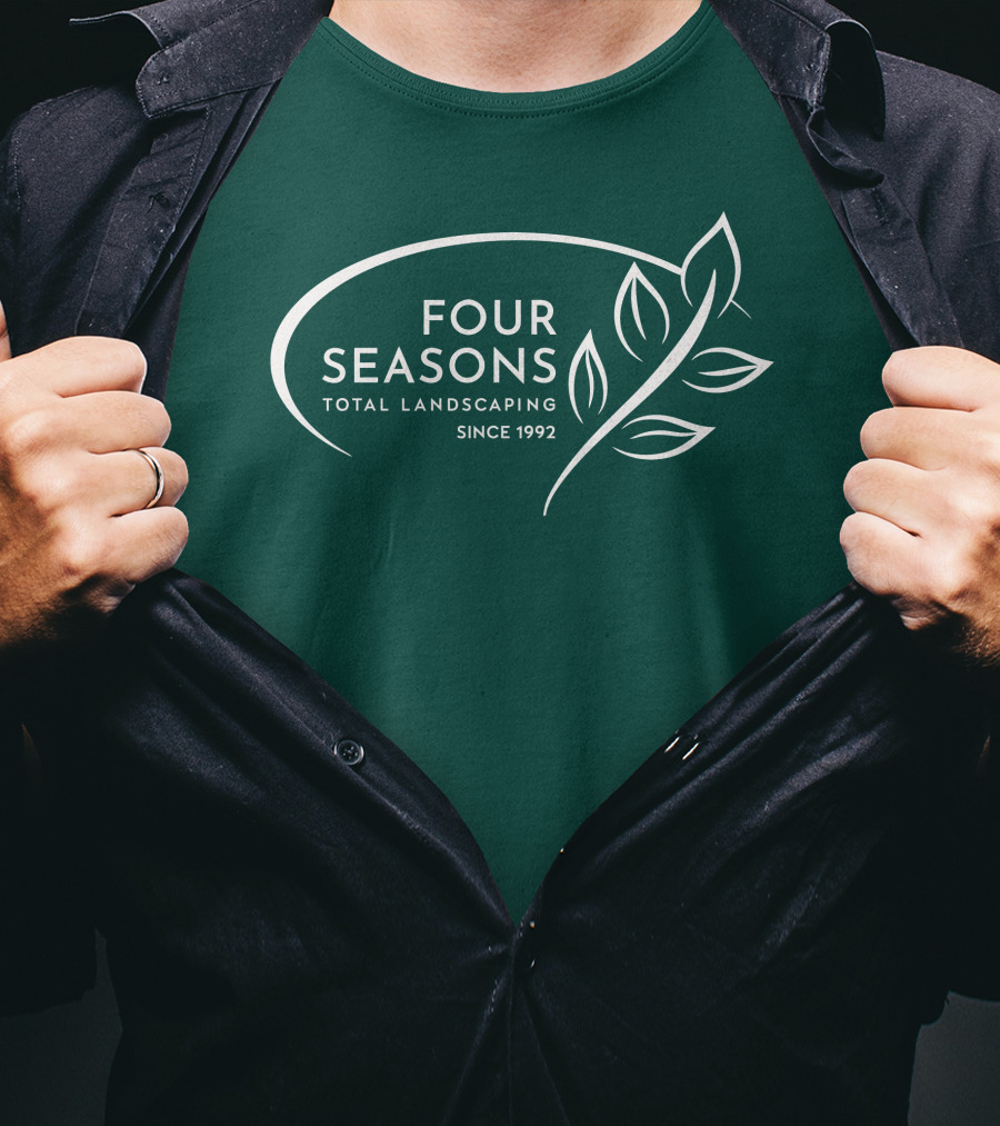Four Seasons Total Landscaping Since 1992 Leaf T-Shirt