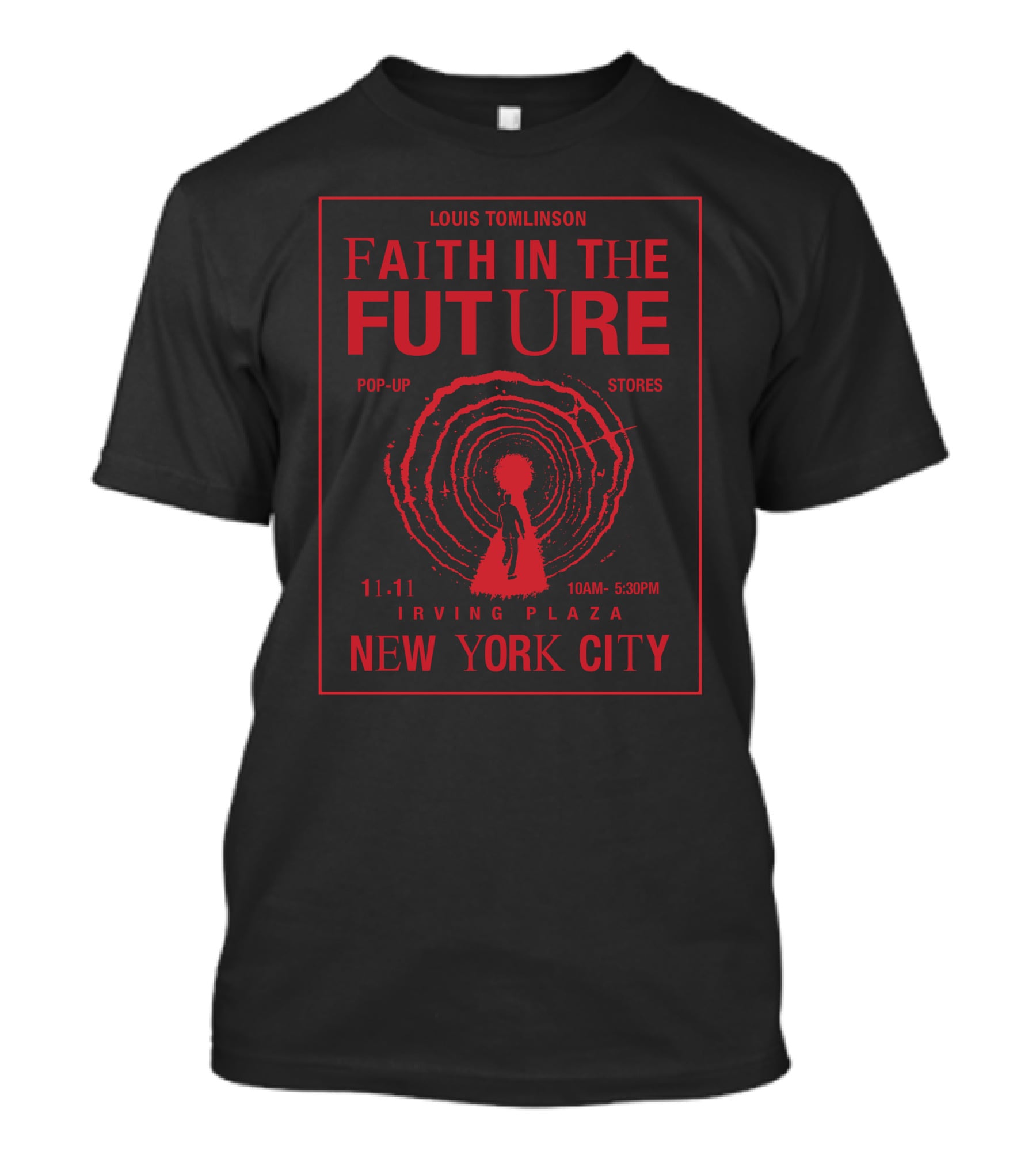 Louis Tomlinson Faith In The Future Pop-Up Stores Irving Plaza New York City 11.11 10AM-5:30PM T-Shirt