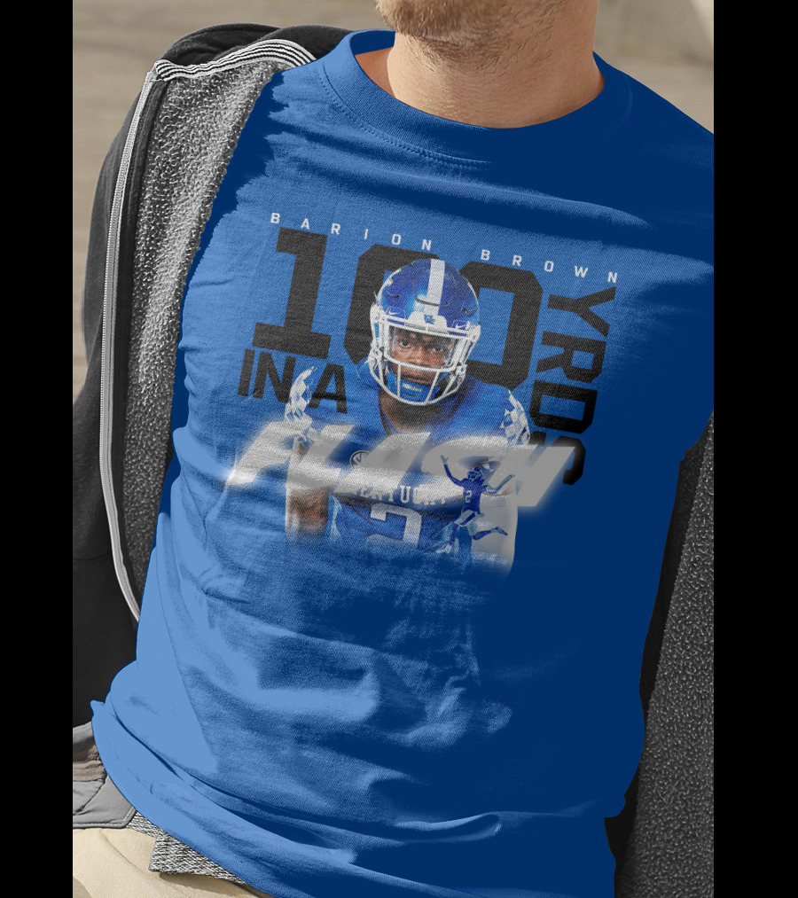 Barion Brown Kentucky 100 Yards In A Flash T-Shirt