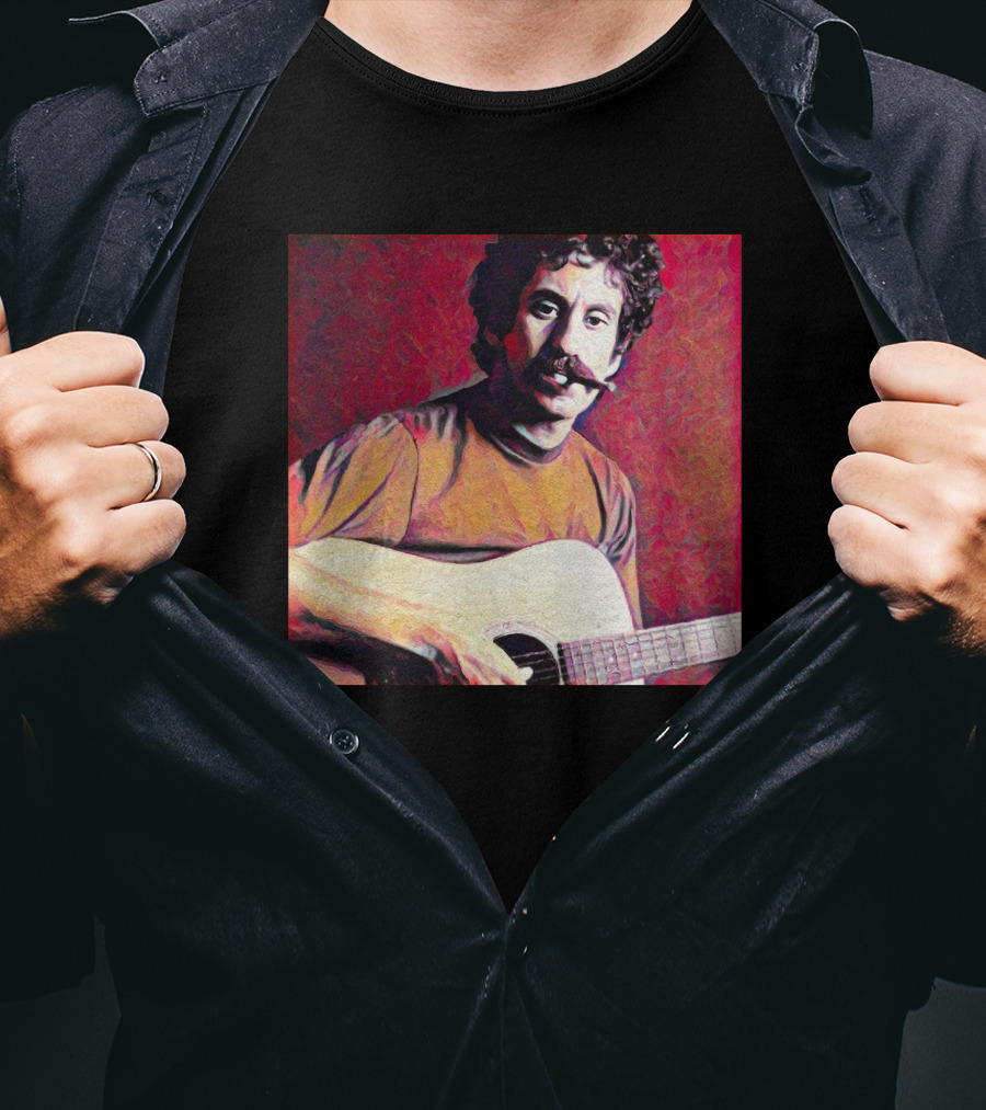 Matt Pinfield Jim Croce With Guitar T-Shirt