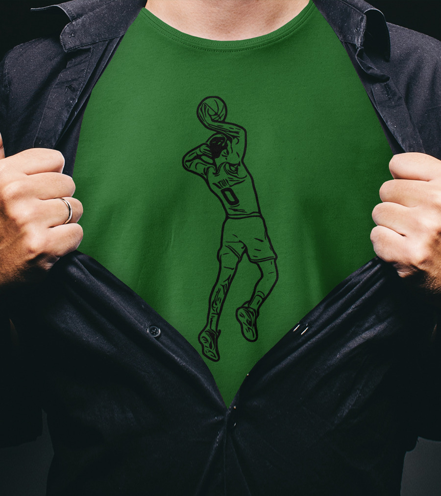 Jaytatum0 Jayson Tatum Basketball Dunk T-Shirt