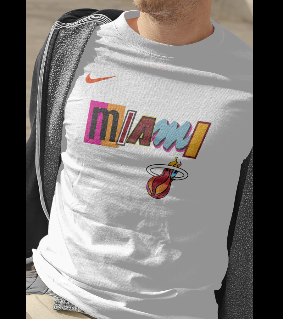 Themiamiheat Store Miami Mashup Vol. 2 Miami Basketball T-Shirt