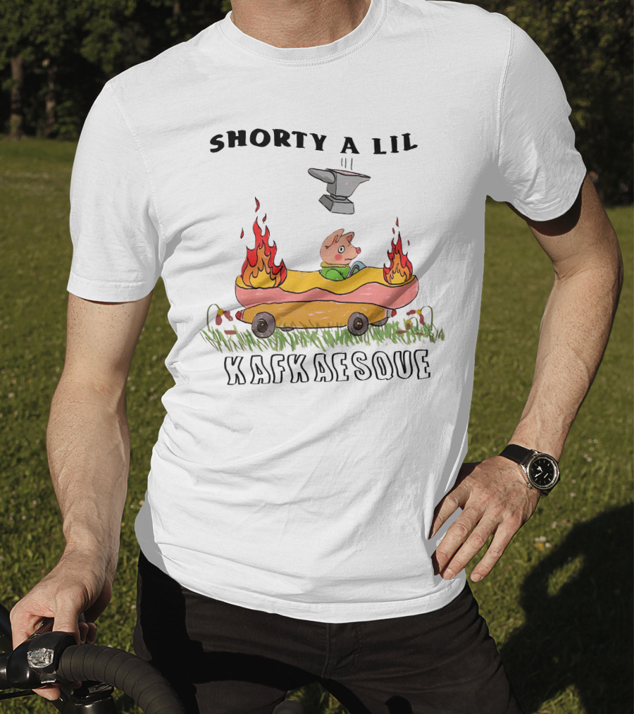 Jmcgg Shorty A Lil Kafkaesque Anvil Hotdog Car Flames T-Shirt