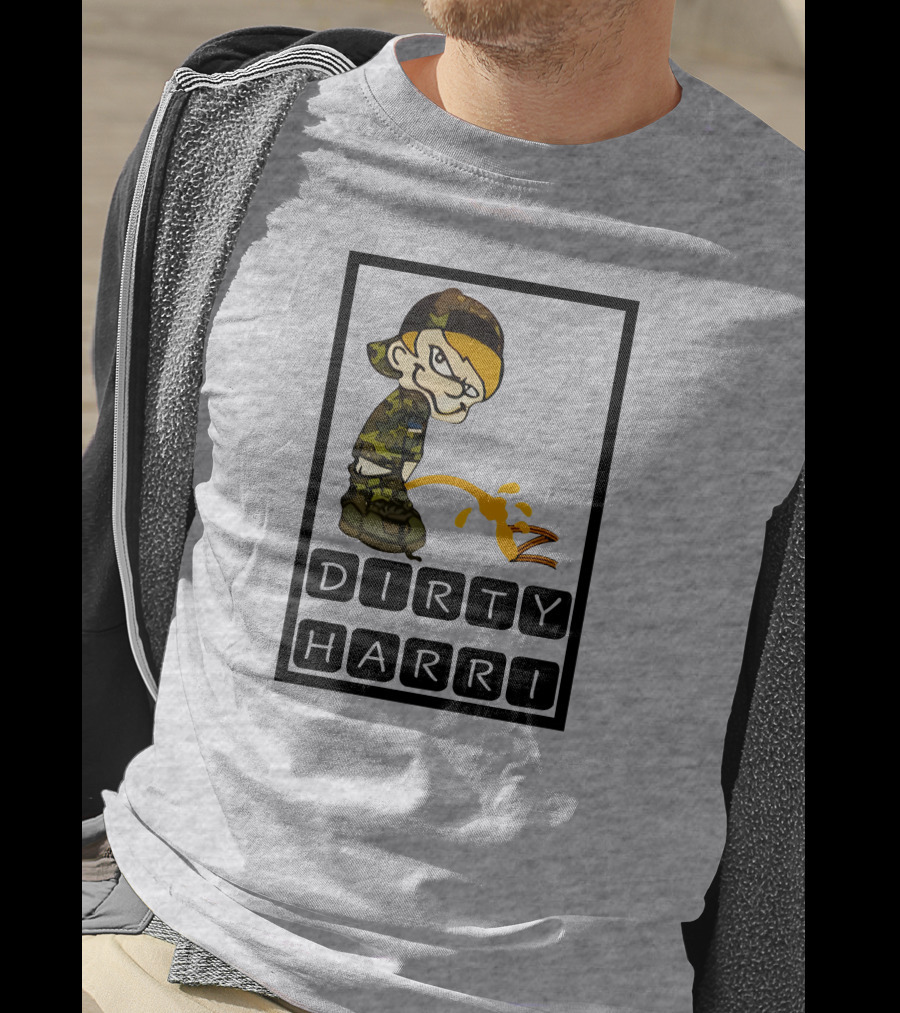 Dirty Harri Peeing Camo Kid T-Shirt