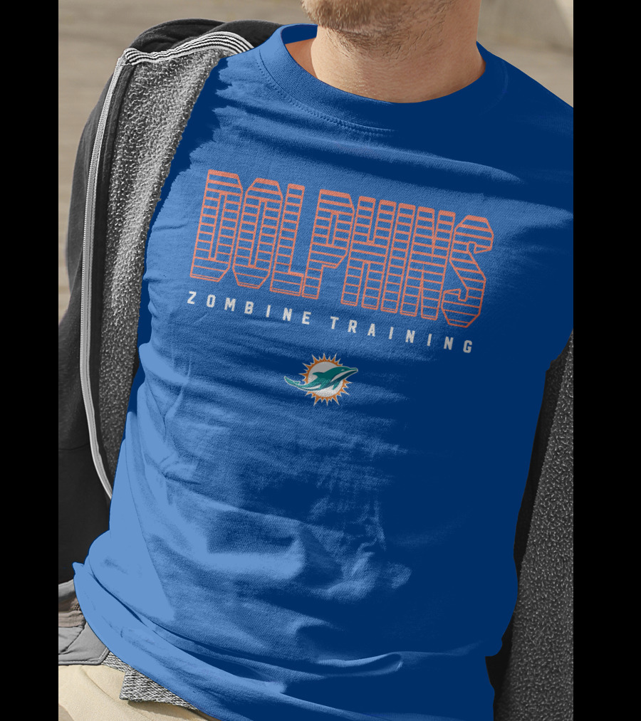 Dolphins Zombine Training Miami Football Team T-Shirt