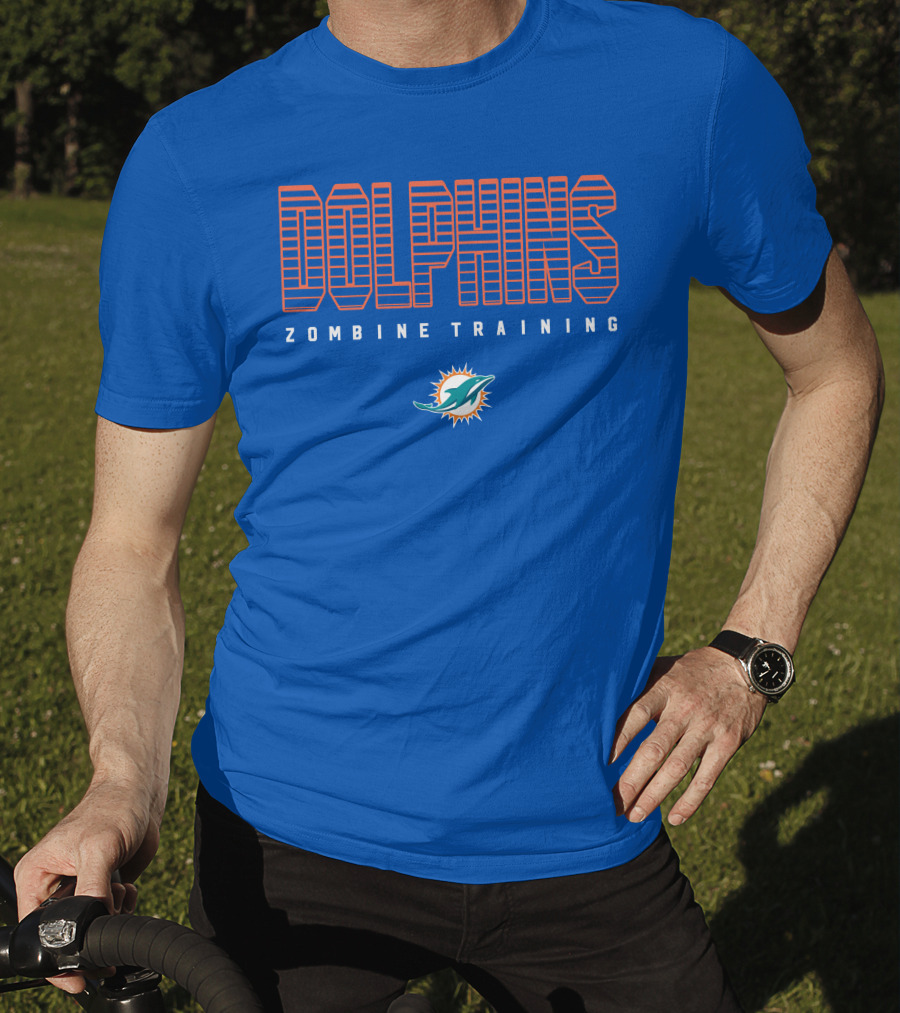 Dolphins Zombine Training Miami Football Team T-Shirt