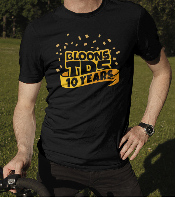 Bloons TD5 10 Years Ninja Kiwi Games T-Shirt